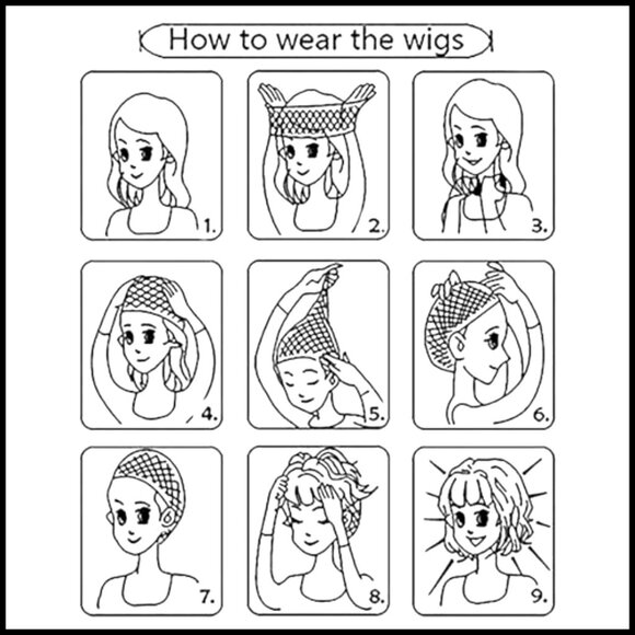 Shoulder Length Layered Straight Wig with Bangs Synthetic Cosplay Replacement main image 6